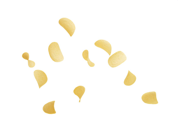 Chipsach na białym tle - Zdjęcie, obraz
