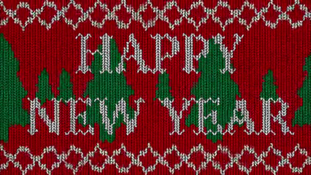 Knitted Holidays Loops - Footage, Video