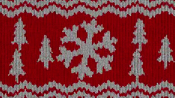 Knitted Holidays Loops - Footage, Video