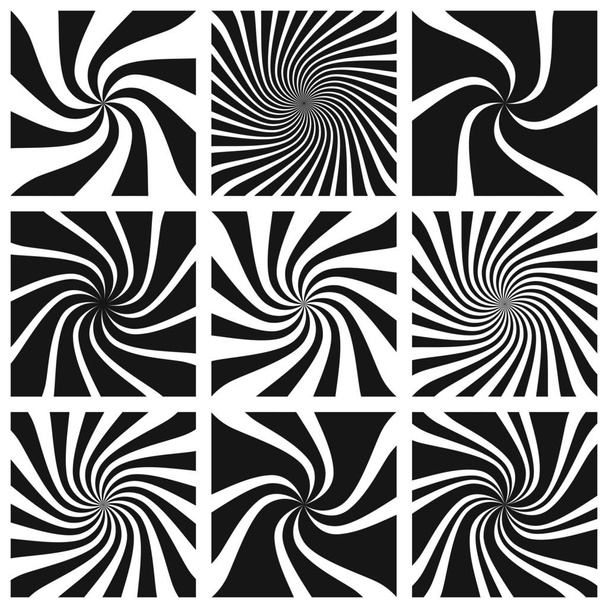 Collection spirale vectorielle et tourbillon
 - Vecteur, image