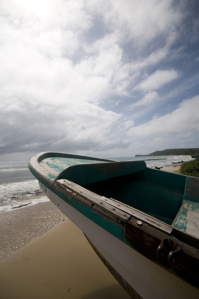 barco de pesca ilha de milho nicarágua
 - Foto, Imagem