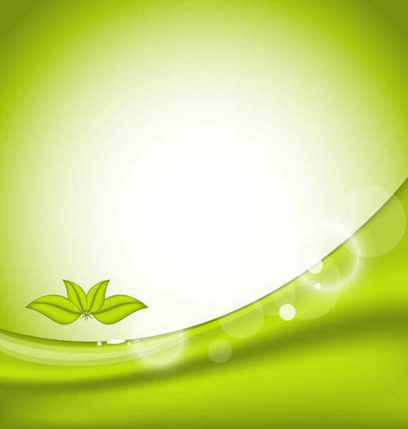 Ecology background with green leaves - Valokuva, kuva