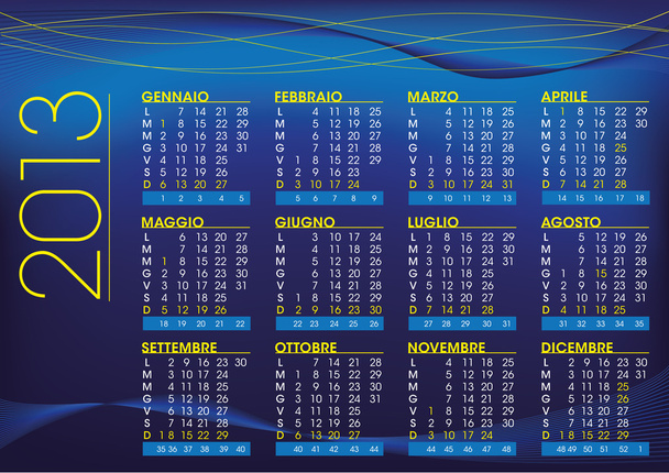 Итальянский календарь
 - Фото, изображение