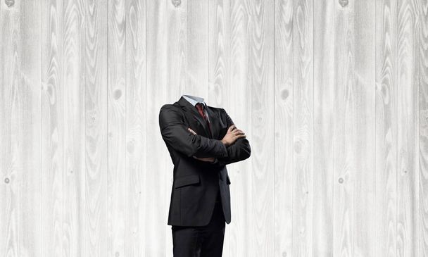 Businessman without head - Foto, afbeelding