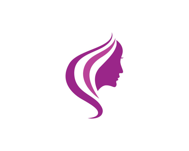 Logo y plantilla para salón de mujeres
 - Vector, imagen