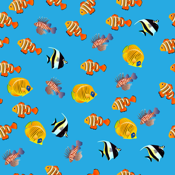 illustration of Volitan Lionfish - Вектор,изображение