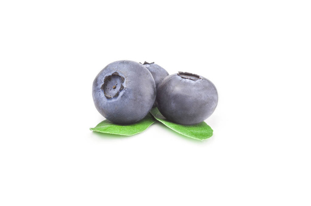 Bog bilberry isolated on a white background cutout - Photo, Image