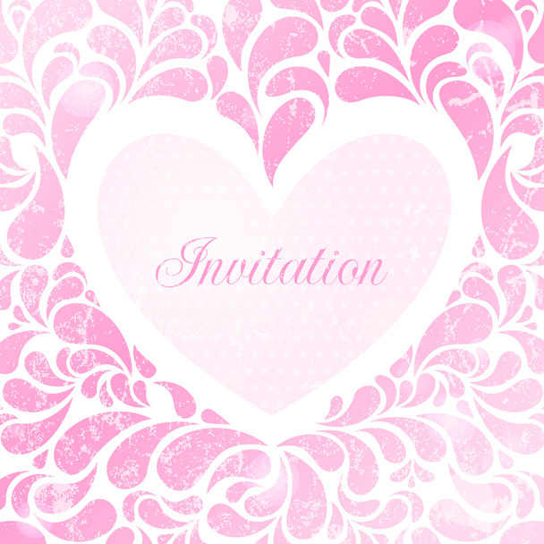 Wedding Invitation - Vetor, Imagem
