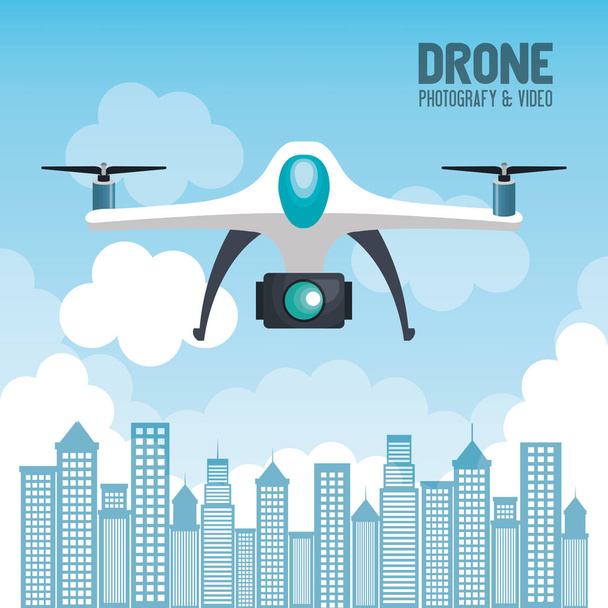 Ikona služby technologie DRONY - Vektor, obrázek