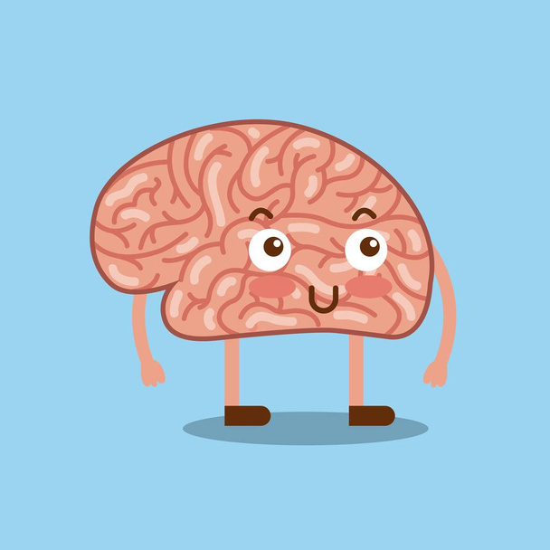 icono del cerebro humano - Vector, imagen