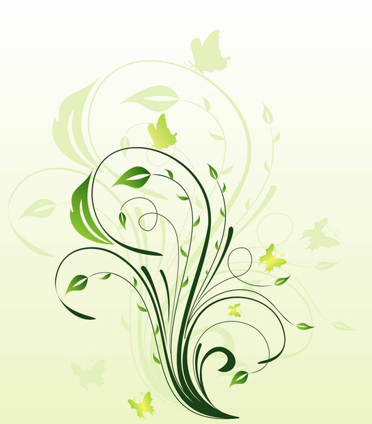 Illustration Floral background - Фото, изображение