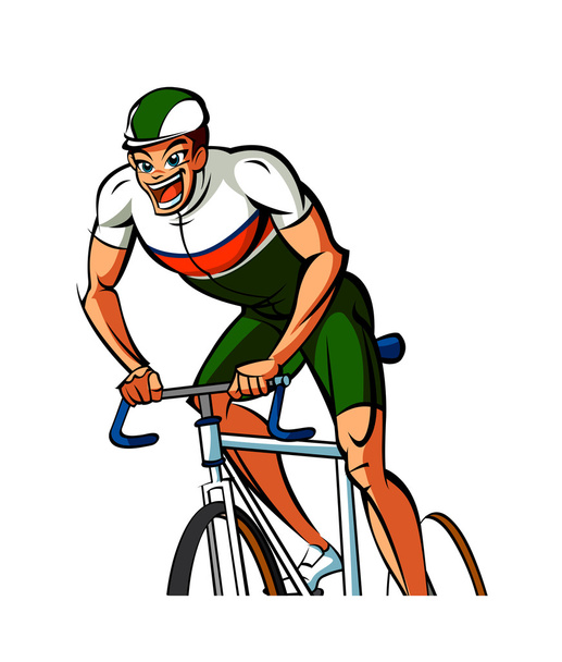 Ciclismo atleta
 - Vector, Imagen