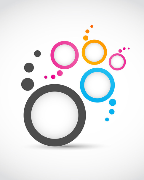 ロゴ抽象的な円 - ベクター画像