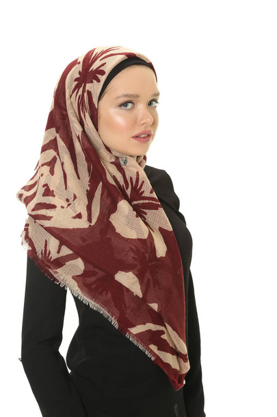 young beautiful muslim women with scarf - Zdjęcie, obraz