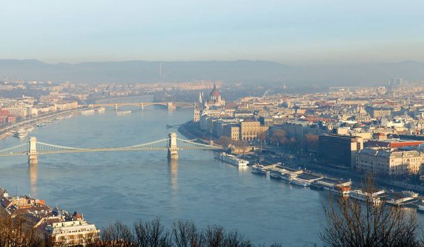 Chain Bridge, Budapest - Valokuva, kuva
