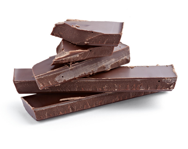 chocoladedessert stukken zoete voedsel - Foto, afbeelding