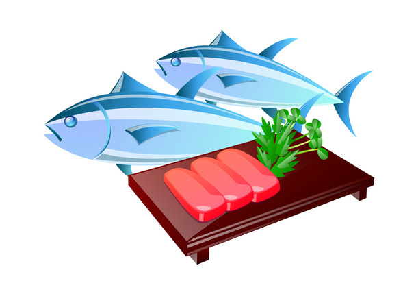 vector icono de pescado
 - Vector, Imagen
