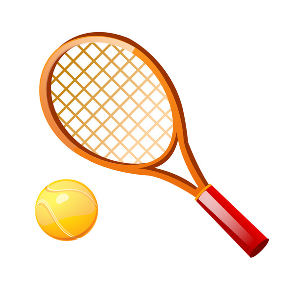 Icon racket - Vector, Image