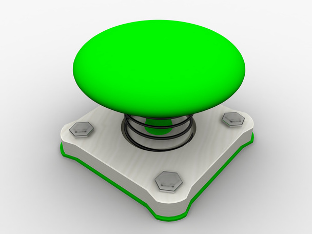 groene startknop - Foto, afbeelding