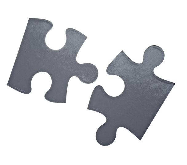 puzzle game solution teamwork - Φωτογραφία, εικόνα