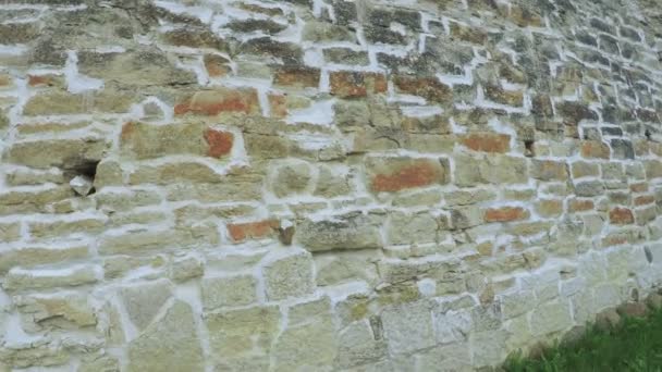 Tumbledown fence ancient fortress - Felvétel, videó
