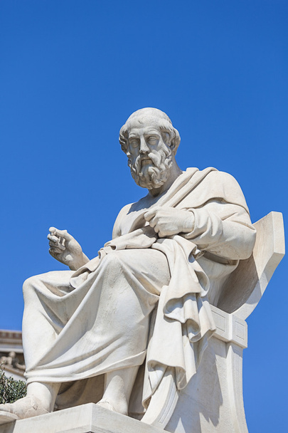 Estatua de Platón, la Academia de Atenas, Grecia
 - Foto, imagen