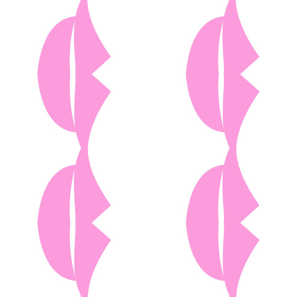 Lips Seamless pattern. Vector illustration - Vektor, Bild