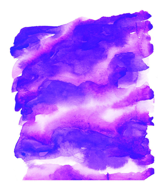 紫色のバイオレット ユニバースの抽象的な芸術的な水彩背景 - 写真・画像