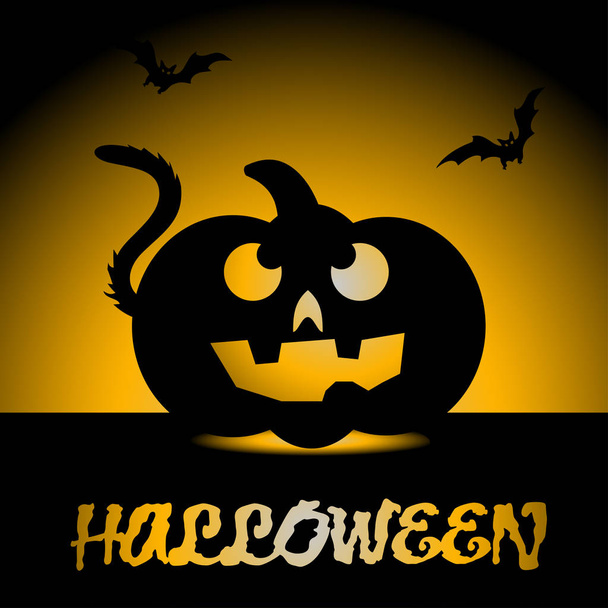 Halloween Pumpkin icon - Wektor, obraz