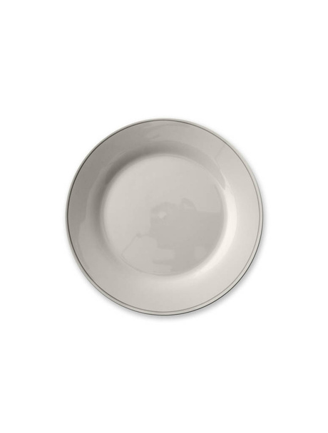  Απομονωμένη άδειο πιάτο σε φόντο λευκό χρώμα - Φωτογραφία, εικόνα