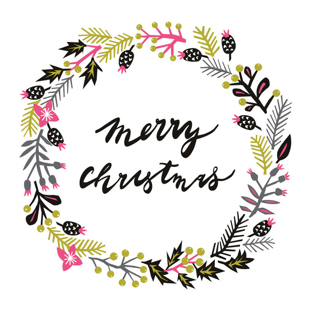 Christmas greeting card  - Vector, Image