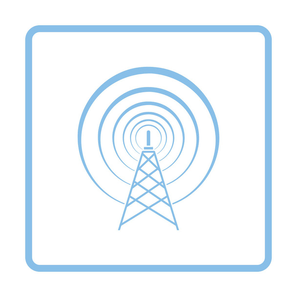 Radio antenna icon - Vector, Image
