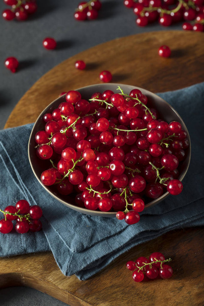 Raw Organic Red Currants - Foto, afbeelding