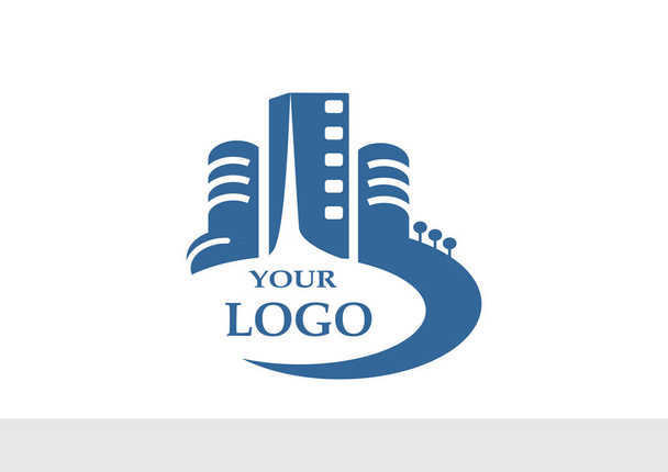 City buildings logo for your company - Вектор,изображение