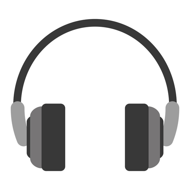 single headphones icon image - Vector, afbeelding