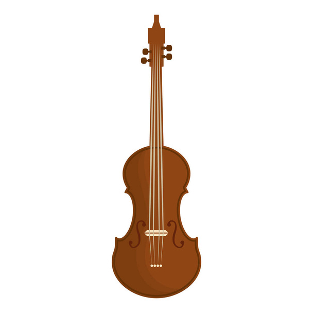 violin or viola icon image - Vector, Image