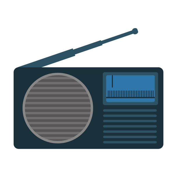 analog radio icon image - Vektor, Bild