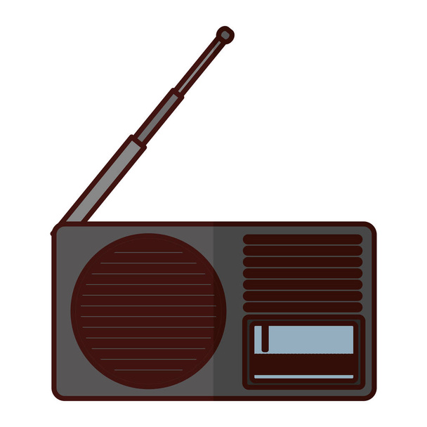 analog radio icon image - Vector, Image
