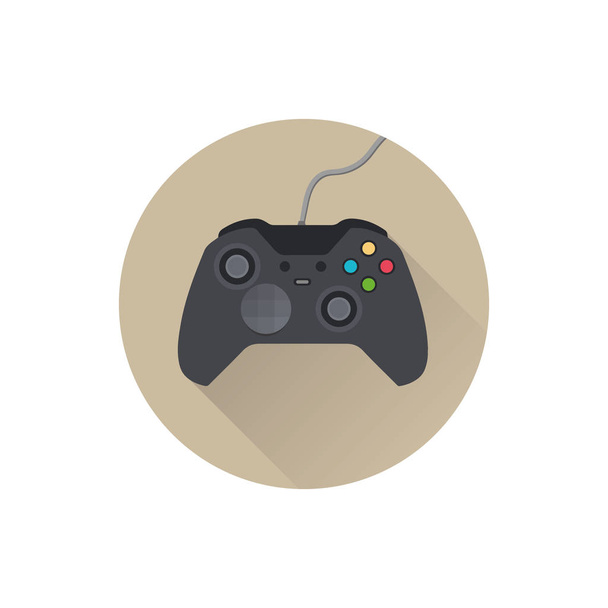 Controller icon with shadow - Photo, Image