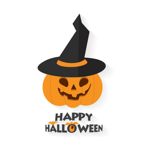 invitation on halloween party, greeting card  - Vector, Image