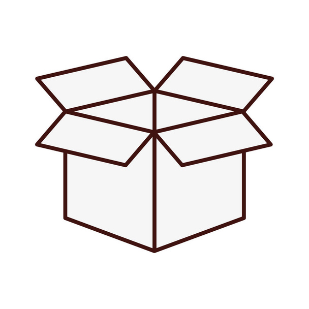imagen de icono de caja abierta
 - Vector, imagen