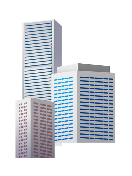 Vector icon skyscraper - Vetor, Imagem