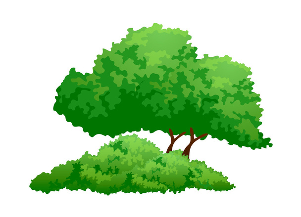 Ícone vetorial árvore
 - Vetor, Imagem