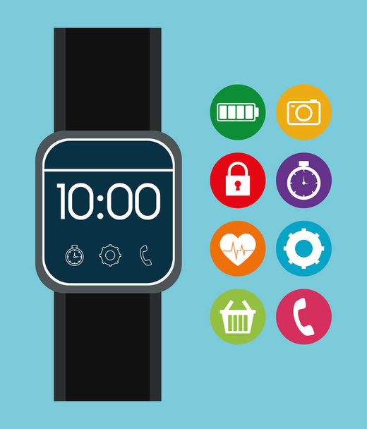smartwatch technologie portable icône image
 - Photo, image