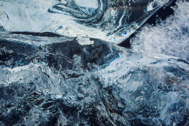 Ice on mountain rock - Foto, Imagem