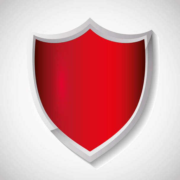shield icon image - Vector, imagen