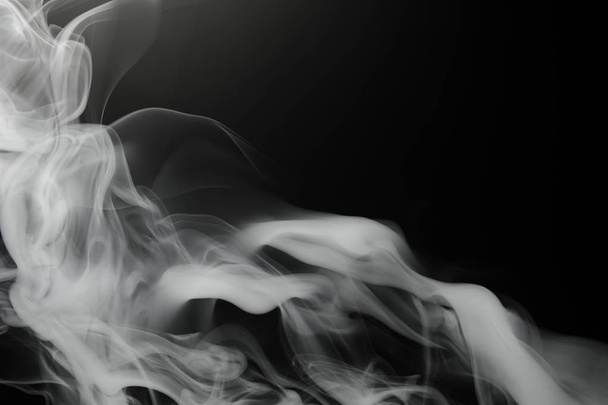 fond de fumée sur noir
 - Photo, image