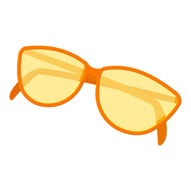 Sunglasses icon, cartoon style - Vektor, Bild