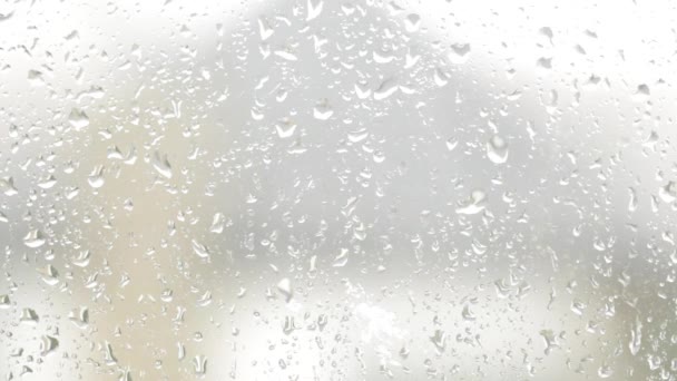 esőcseppek az ablakon - Felvétel, videó