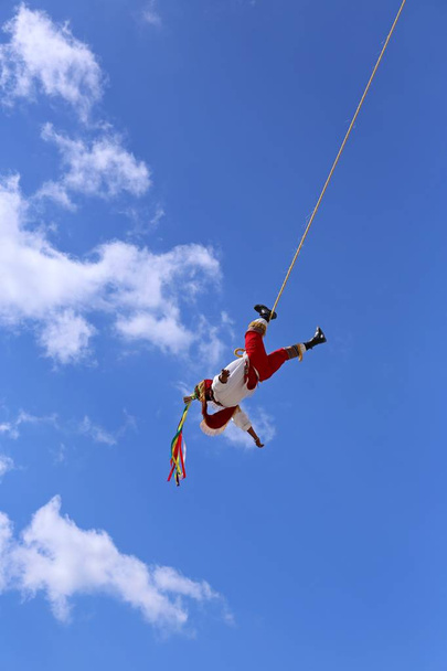Voladores, the Bungee jumpers from Mexico - Photo, Image